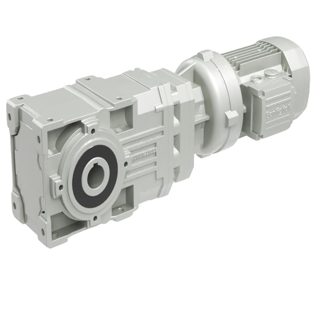helical gear motor textile industry